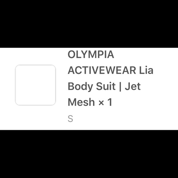Olympia activewear body suit small - Picture 4 of 4